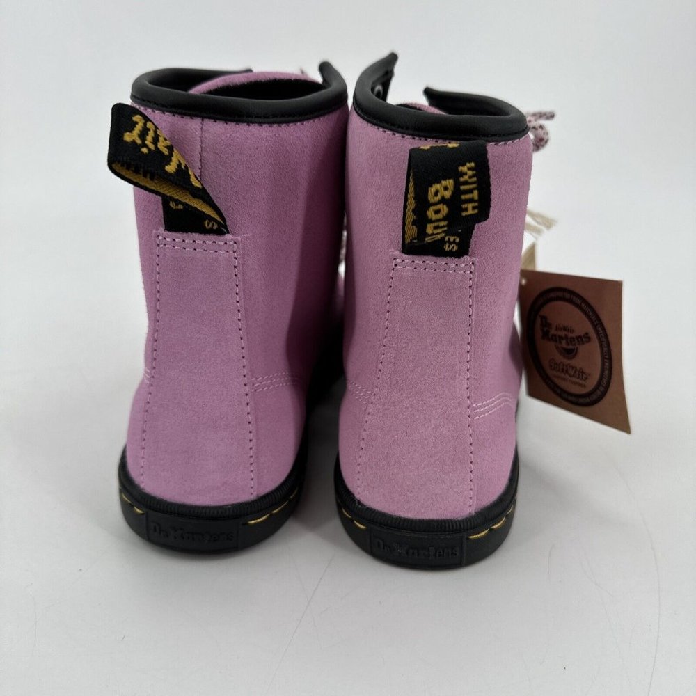 Dr Martens Women's Boots Suede Pink Lavender Sheridan Hi Size US 7 NEW w/ Tags - Picture 4 of 12